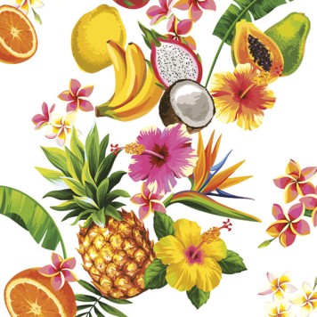Colour Mix Tropical Napkin 20 pcs 33x33 cm