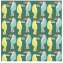Toucan Green 20-piece napkin 33x33 cm