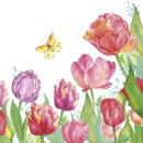 Flower Watercolour Tulip napkin 20 pcs 33x33 cm