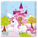 Unicorn Castle napkin 20 pcs 33x33 cm