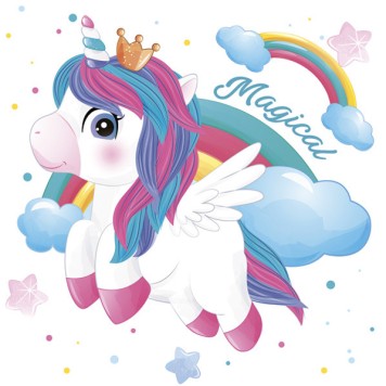 Unicorn Magical napkin 20 pcs 33x33 cm
