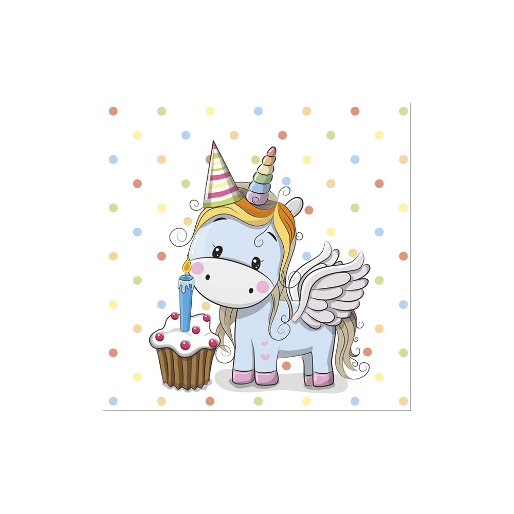 Unicorn Sweet napkin 20 pcs 33x33 cm