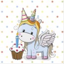 Unicorn Sweet napkin 20 pcs 33x33 cm