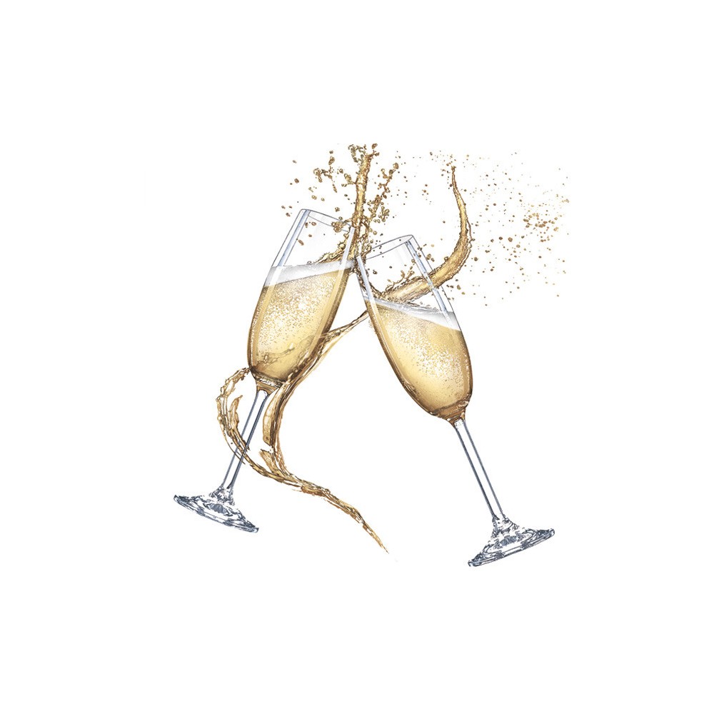 Celebrate Glasses of Champagne Celebration Napkin 20 pcs 25x25 cm