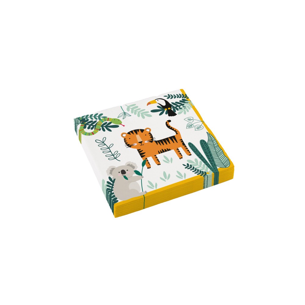Animals Get Wild Wild Napkin 16 pcs 33x33 cm