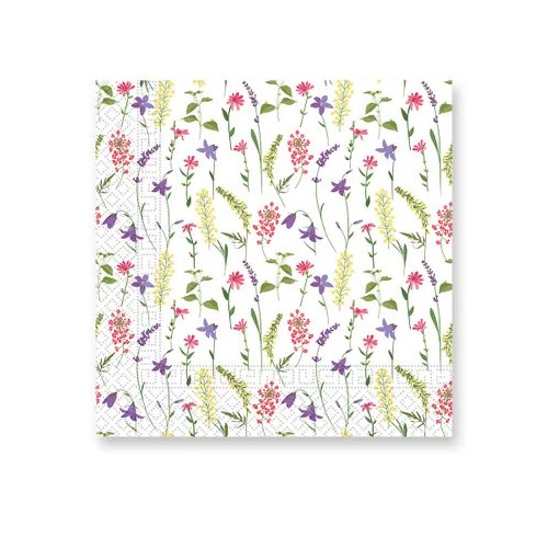 Flower Colorful 20 pcs napkin, 33x33 cm FSC