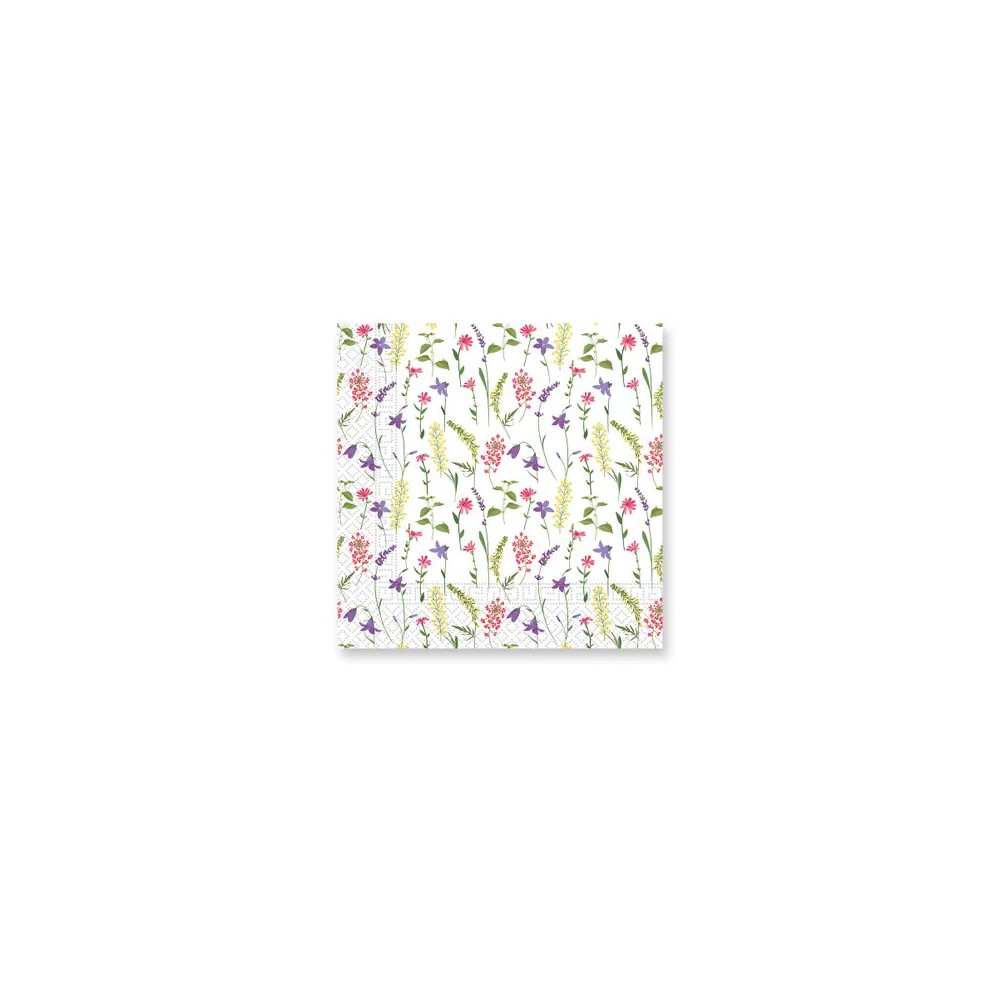 Flower Colorful 20 pcs napkin, 33x33 cm FSC