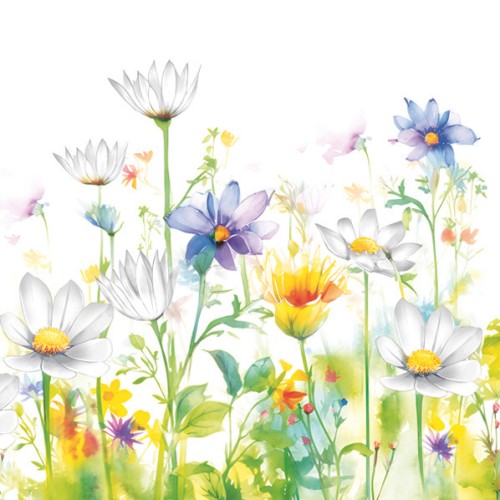 Flower Meadow napkin set of 20 33x33 cm