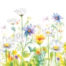 Flower Meadow napkin set of 20 33x33 cm