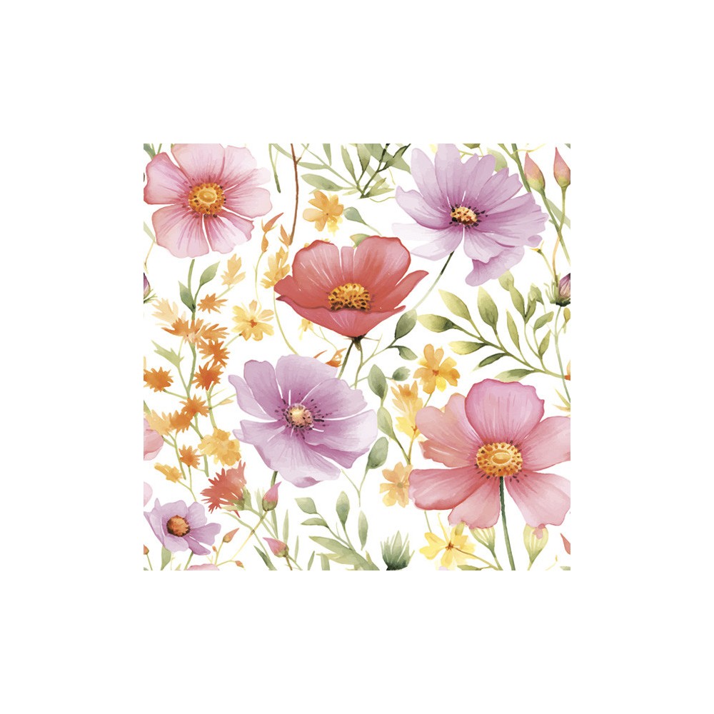 Flower Romantic Meadow napkin 20 pieces 33x33 cm