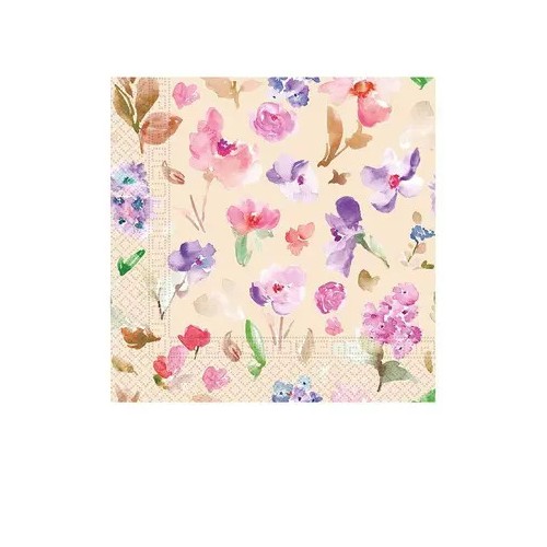 Flower Watercolor napkin 20 pcs 33x33 cm