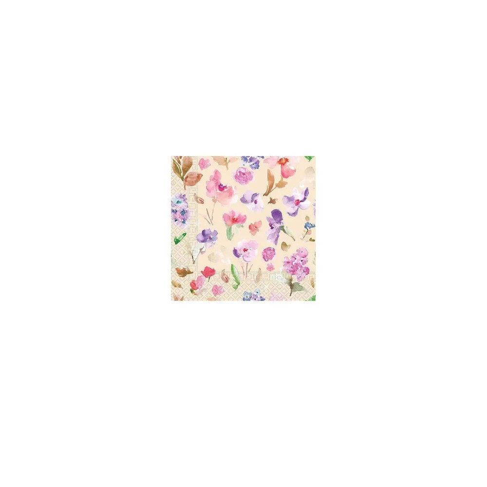 Flower Watercolor napkin 20 pcs 33x33 cm