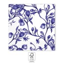 Flower Blue Porcelain 20 pcs napkin 33x33 cm