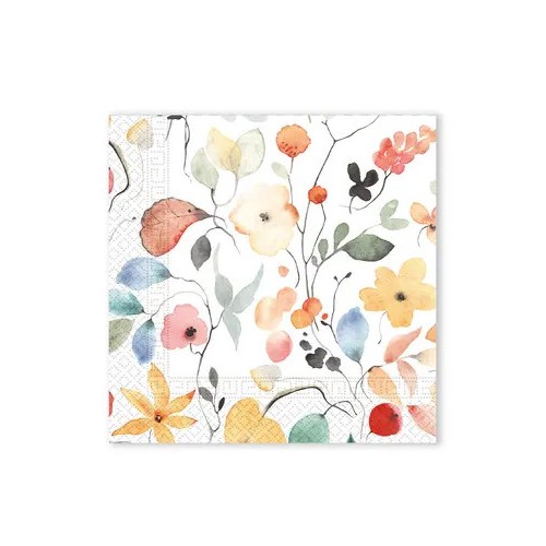 Flower Watercolor Bouquet napkin 20 pcs 33x33 cm