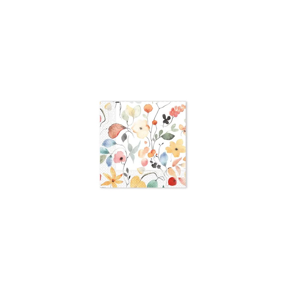 Flower Watercolor Bouquet napkin 20 pcs 33x33 cm