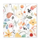 Flower Watercolor Bouquet napkin 20 pcs 33x33 cm