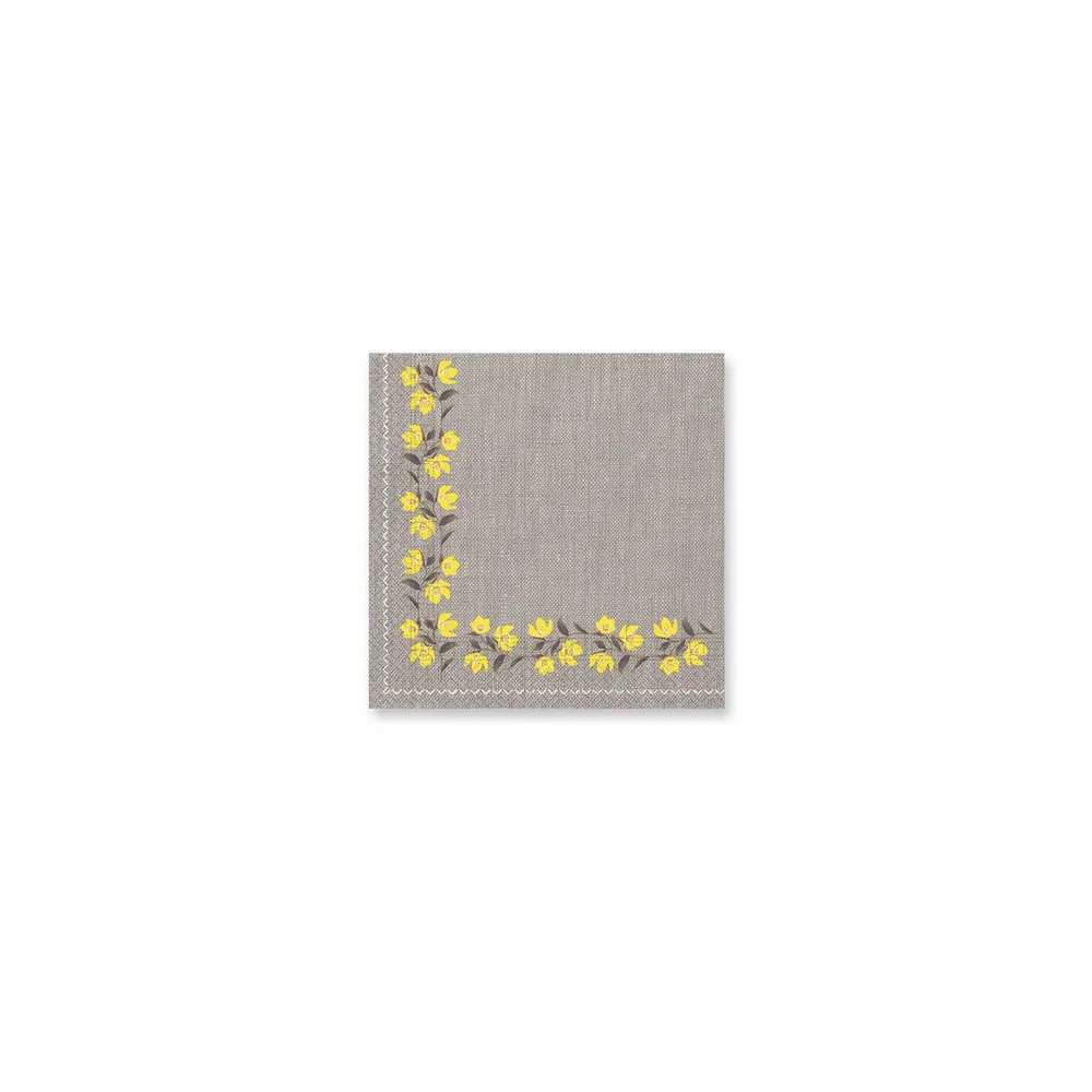 Flower Yellow Flowers napkin 20 pcs 33x33 cm