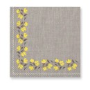 Flower Yellow Flowers napkin 20 pcs 33x33 cm