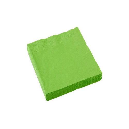 Colour Kiwi Green Napkin 20 pieces 33x33 cm