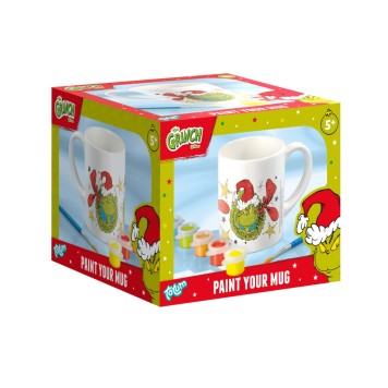 The Grinch Dr Seuss paintable porcelain mug 235 ml in Gift Box