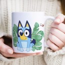 Bluey Leaves porcelain mug 235 ml (8 oz) Gift Box