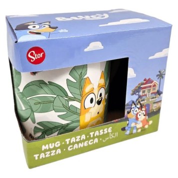 Bluey Leaves porcelain mug 235 ml (8 oz) Gift Box
