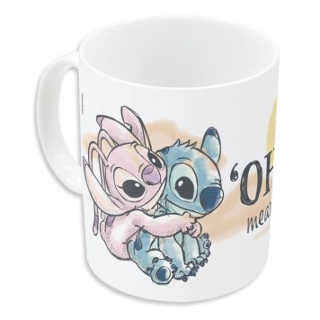 Disney Lilo and Stitch Family porcelain mug 325 ml (11 oz) in Gift Box