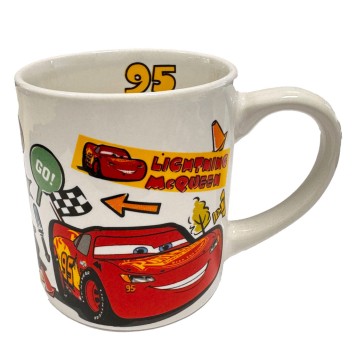 Disney Cars Stickers porcelain mug 235 ml (8 oz) in Gift Box