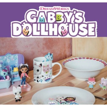 Gabby's Dollhouse Music porcelain mug 235 ml (8 oz) in Gift Box