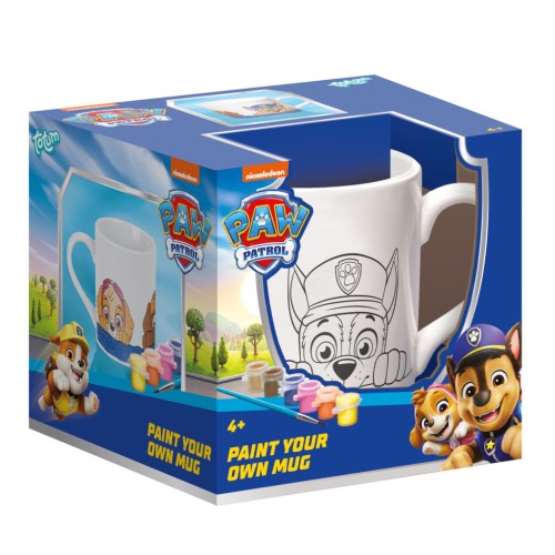 Paw Patrol Team paintable porcelain mug 235 ml in Gift Box