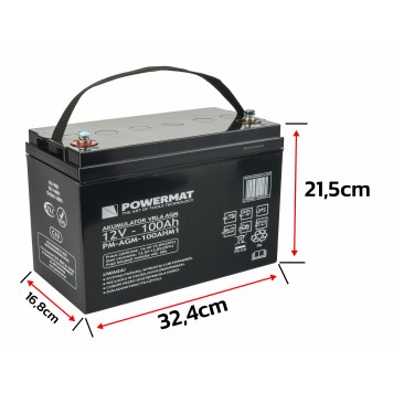 AKUMULATOR PM-AGM-100AHM1