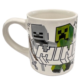 Minecraft Explore More porcelain mug 235 ml (8 oz) in Gift Box