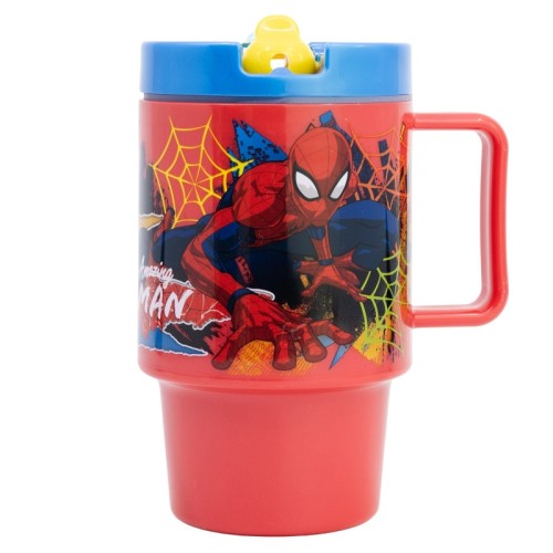 Spiderman Moving Target straw cup 530 ml