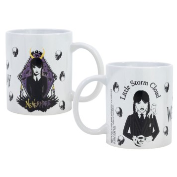 Wednesday Nevermore porcelain mug 325 ml (11 oz) in Gift Box