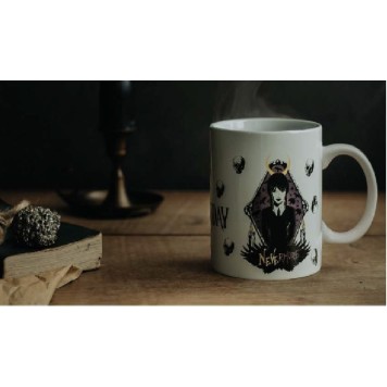 Wednesday Nevermore porcelain mug 325 ml (11 oz) in Gift Box