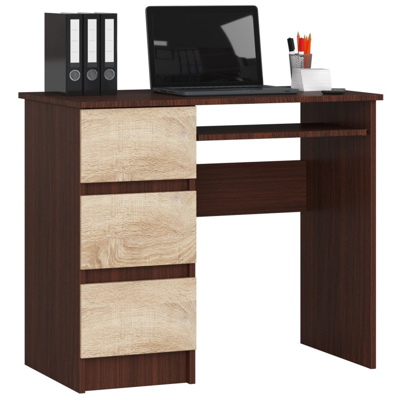BIURKO A-6 CLP WENGE / SONOMA LEWOSTRONNE BIURKO A-6 CLP WENGE / SONOMA LEWOSTRONNE