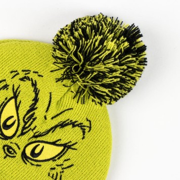 The Grinch Smile kids' hat + gloves set