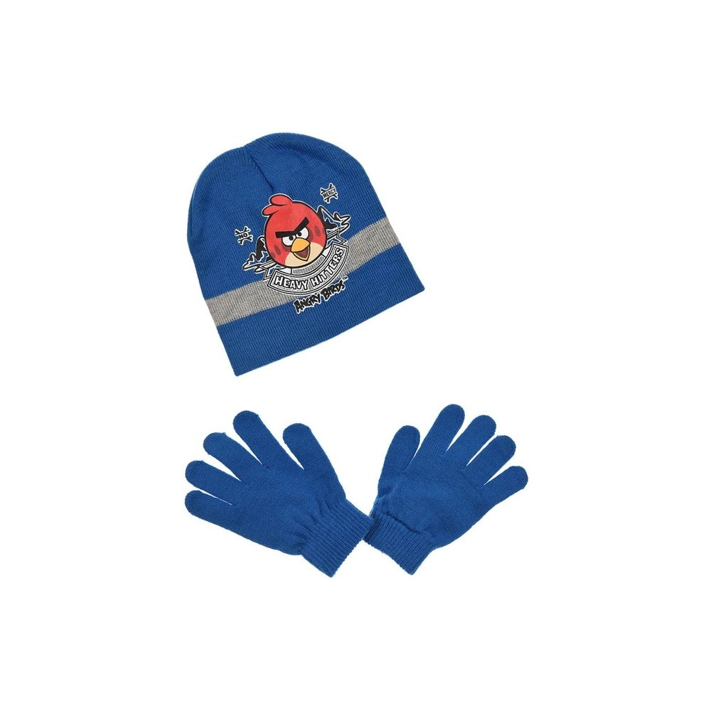 Angry Birds Heavy Hitters kids hat + gloves set 52 cm