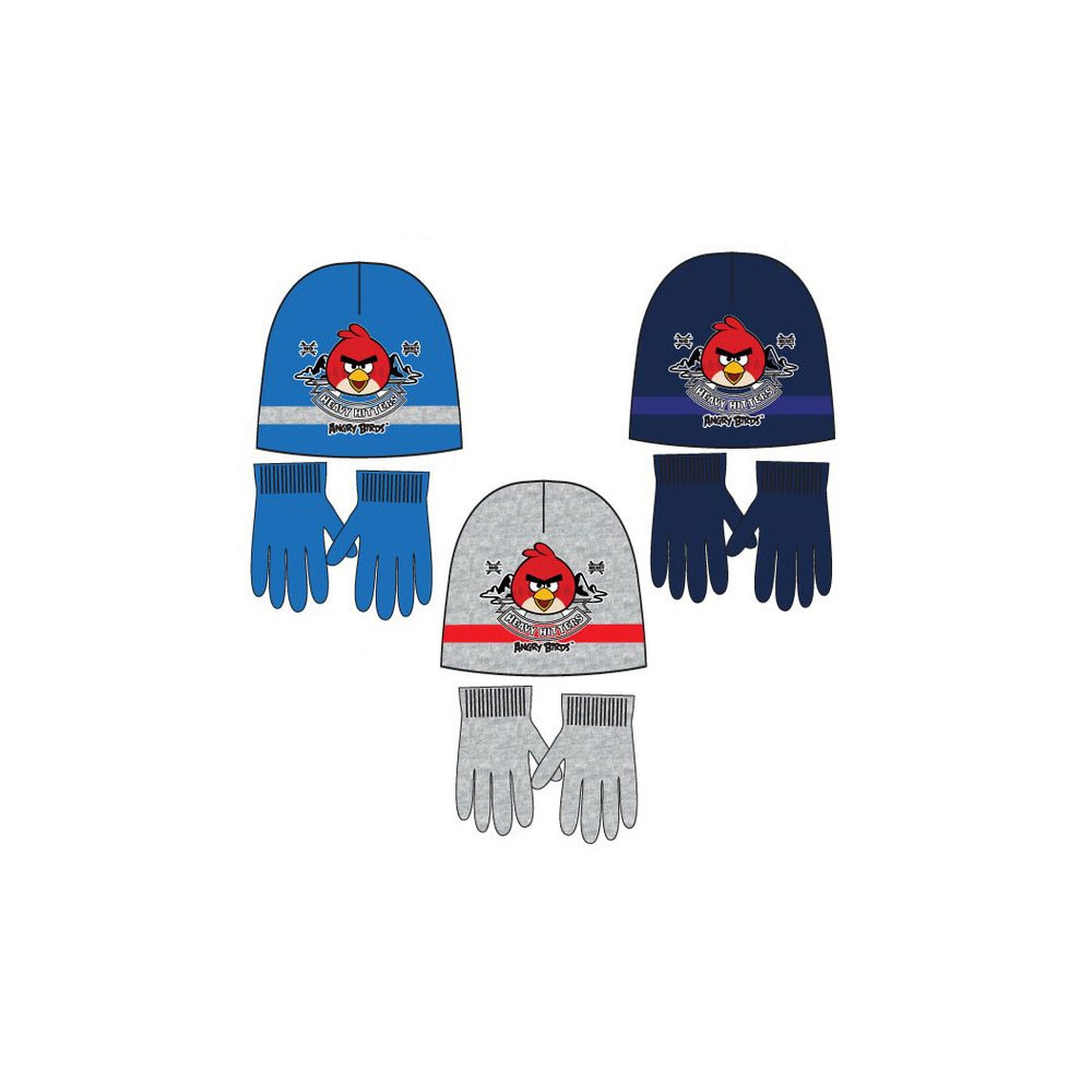 Angry Birds kids beanie + gloves set 52-54 cm