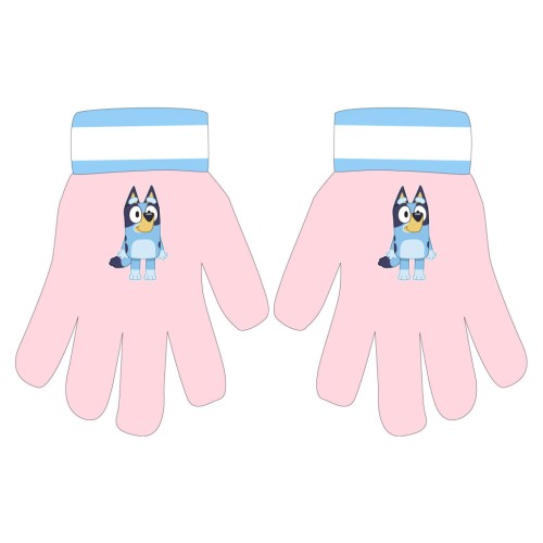 Bluey Pink children's gloves