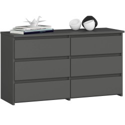 KOMODA CL100 6SZ PK SZARA