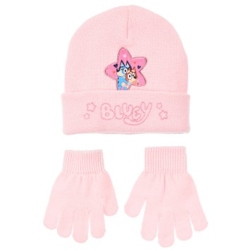 Bluey Stars children's hat + glove set 52-54 cm