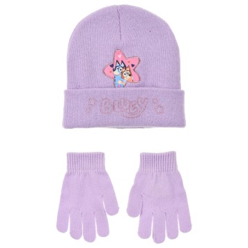 Bluey Stars children's hat + glove set 52-54 cm