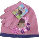 Doc McStuffins Hug Disney Dr. Plush children's hat + glove set 52-54 cm