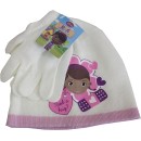 Doc McStuffins Hug Disney Doc McStuffins kids hat + gloves set 54 cm