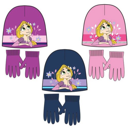 Disney Princess Aranyhaj children's hat + gloves set 52-54 cm