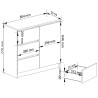 KOMODA K80 JERRY 1D 3SZ PK BETON