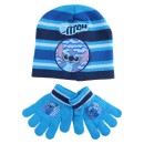 Disney Lilo and Stitch Cosmic Waves children's hat + glove set
