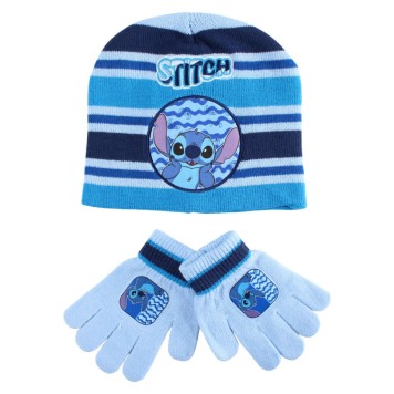 Disney Lilo and Stitch Waves kids' hat and gloves set