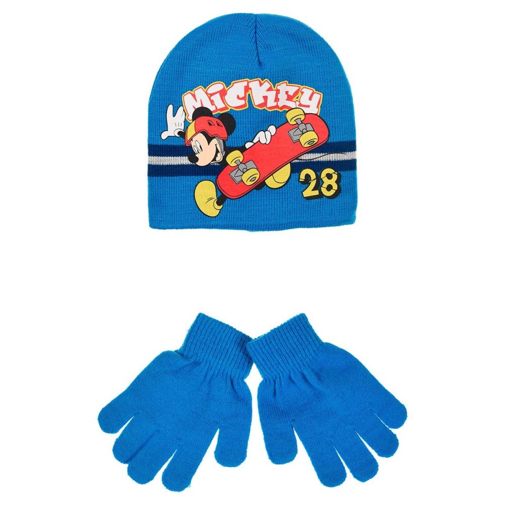 Disney Mickey  Skate kids' hat + glove set 52 cm